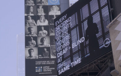 Times Square Takeover for Usher Syndrome Awareness Day