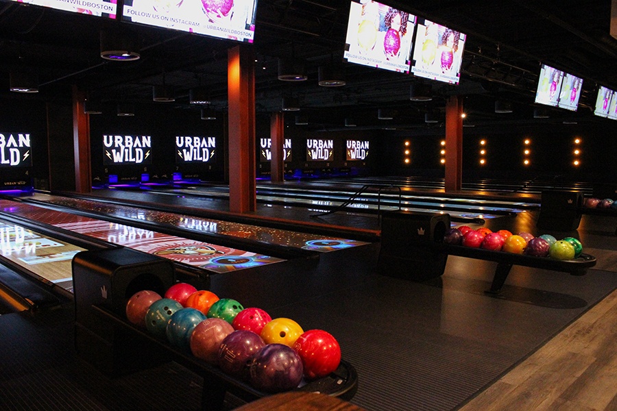 A photo featuring the bowling alley at Urban Wild