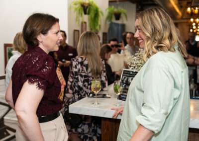 Photos from the Usher Syndrome Society's Cocktail and Conversations with USH in Chicago, which took place at Blue Door Farm Stand.