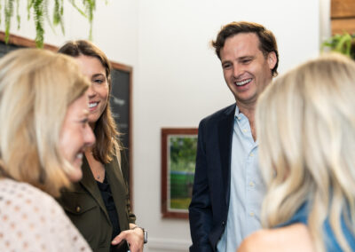 Photos from the Usher Syndrome Society's Cocktail and Conversations with USH in Chicago, which took place at Blue Door Farm Stand.