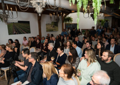 Photos from the Usher Syndrome Society's Cocktail and Conversations with USH in Chicago, which took place at Blue Door Farm Stand.