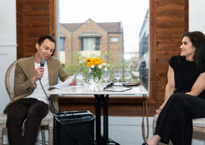 Photos from the Usher Syndrome Society's Cocktail and Conversations with USH in Chicago, which took place at Blue Door Farm Stand.