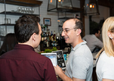 Photos from the Usher Syndrome Society's Cocktail and Conversations with USH in Chicago, which took place at Blue Door Farm Stand.