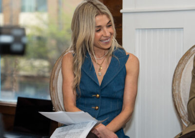 Photos from the Usher Syndrome Society's Cocktail and Conversations with USH in Chicago, which took place at Blue Door Farm Stand.
