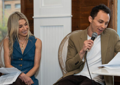 Photos from the Usher Syndrome Society's Cocktail and Conversations with USH in Chicago, which took place at Blue Door Farm Stand.