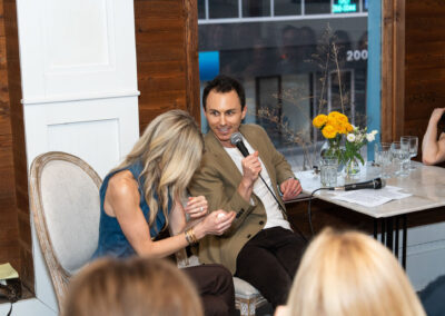 Photos from the Usher Syndrome Society's Cocktail and Conversations with USH in Chicago, which took place at Blue Door Farm Stand.