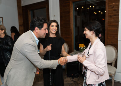 Photos from the Usher Syndrome Society's Cocktail and Conversations with USH in Chicago, which took place at Blue Door Farm Stand.