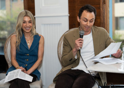 Photos from the Usher Syndrome Society's Cocktail and Conversations with USH in Chicago, which took place at Blue Door Farm Stand.