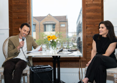 Photos from the Usher Syndrome Society's Cocktail and Conversations with USH in Chicago, which took place at Blue Door Farm Stand.