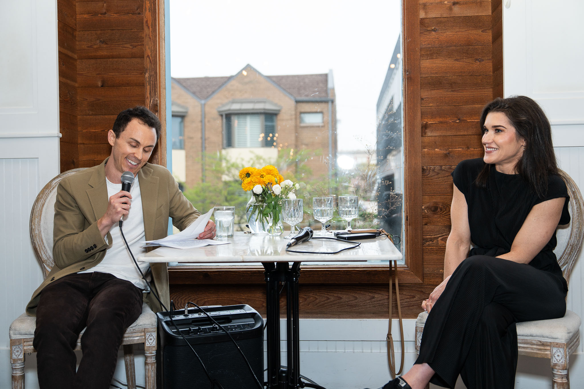 Photos from the Usher Syndrome Society's Cocktail and Conversations with USH in Chicago, which took place at Blue Door Farm Stand.