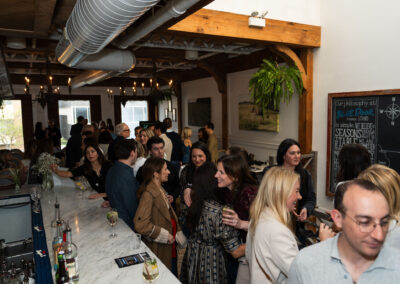 Photos from the Usher Syndrome Society's Cocktail and Conversations with USH in Chicago, which took place at Blue Door Farm Stand.