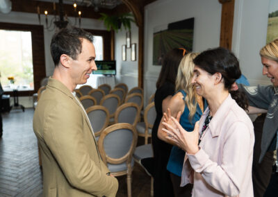 Photos from the Usher Syndrome Society's Cocktail and Conversations with USH in Chicago, which took place at Blue Door Farm Stand.