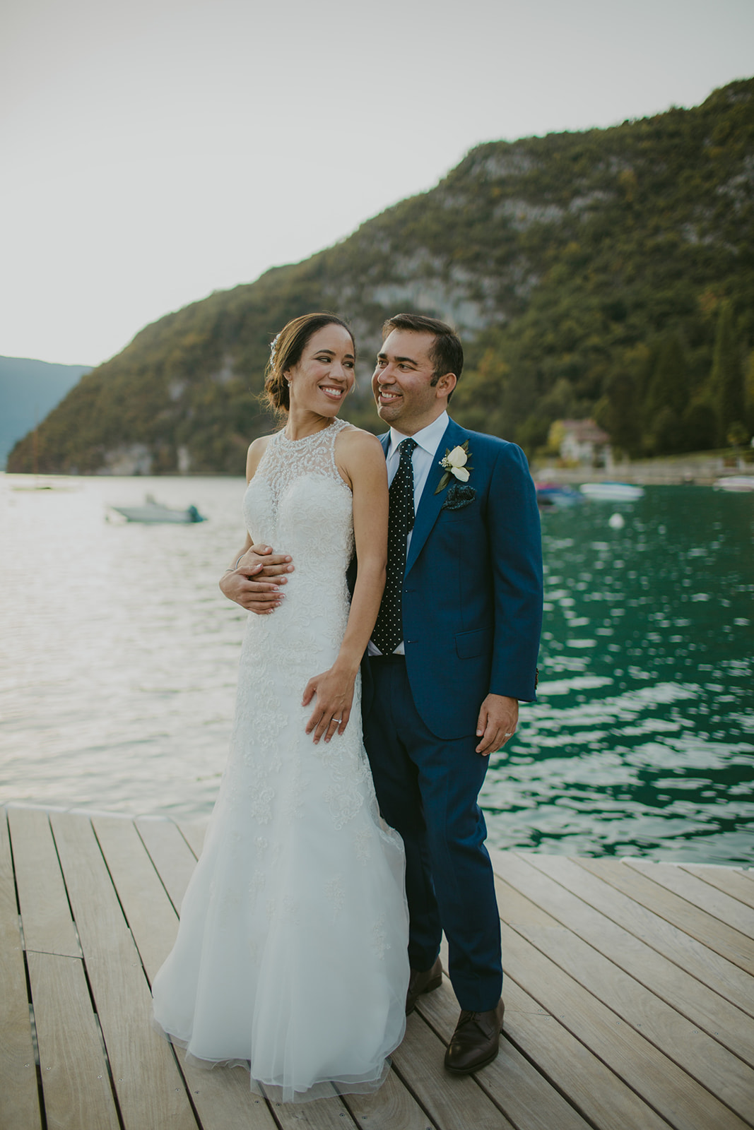 Brendan and Candace's wedding picture in France